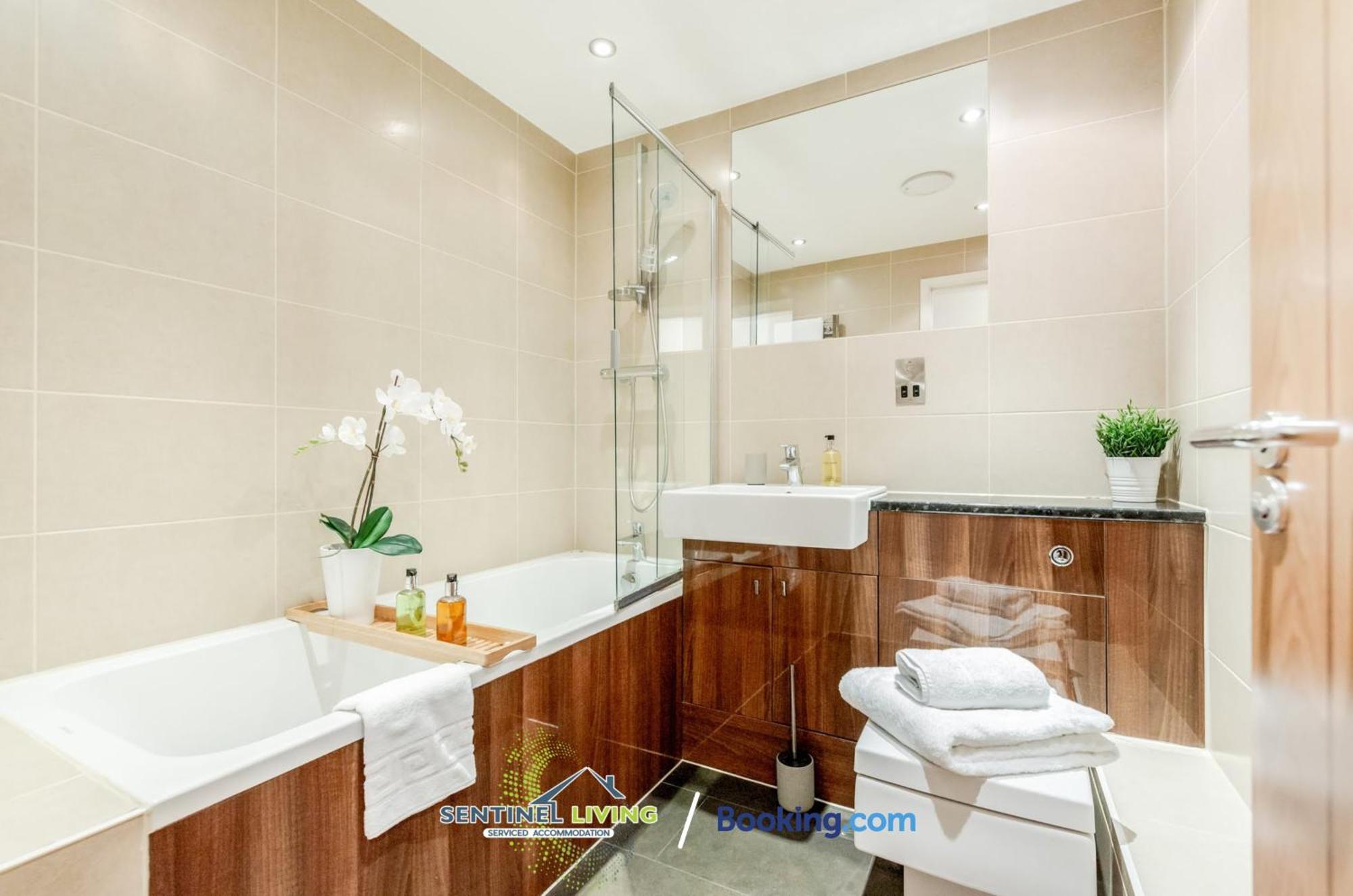 Windsor Flat 2 Bed By Sentinel Living With Free Wifi And Parking Apartment Bagian luar foto